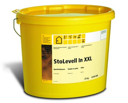 Шпатлевка для внутренних работ StoLevell In XXL (ведро 25кг).