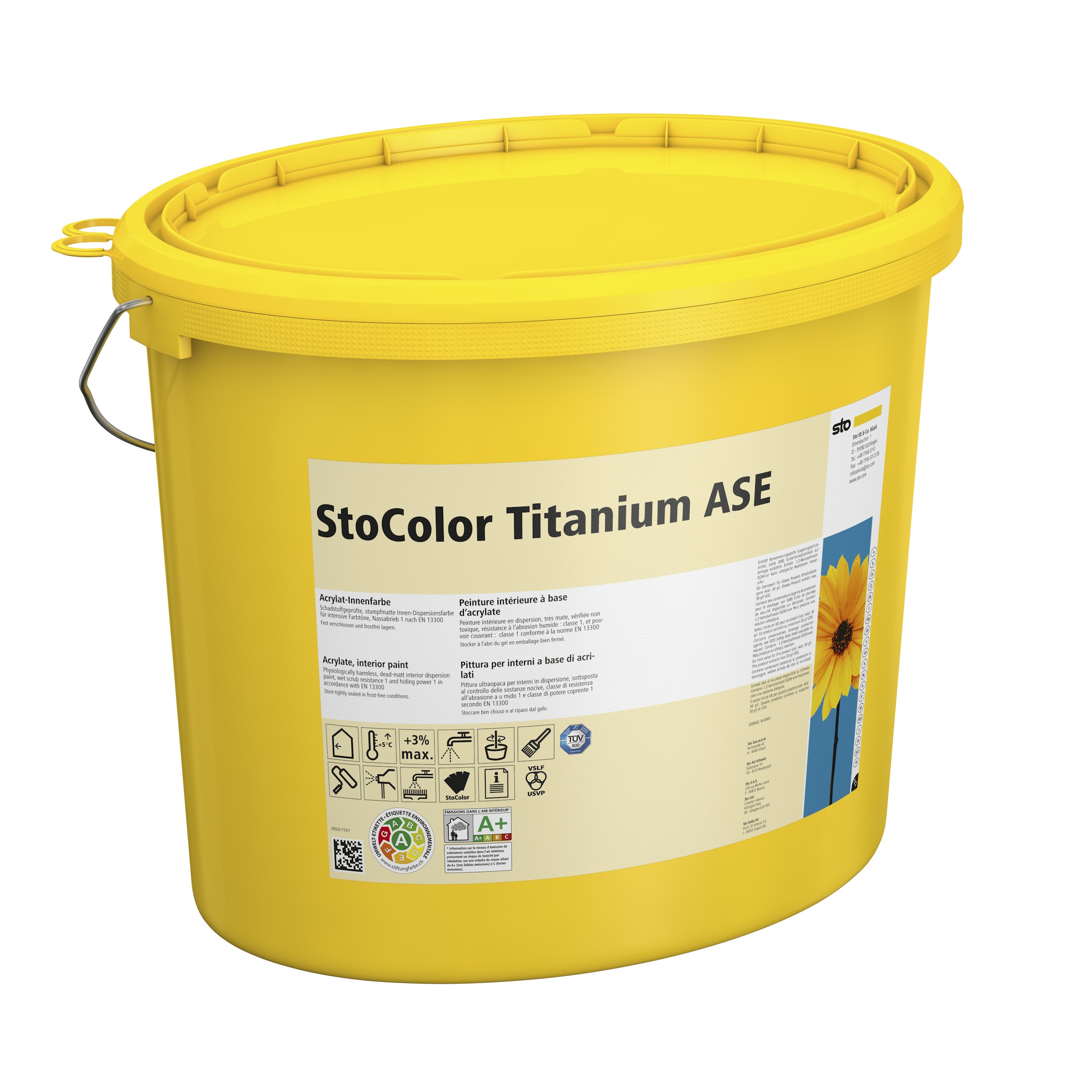 Матовая краска для внутренних работ StoColor Titanium ASE