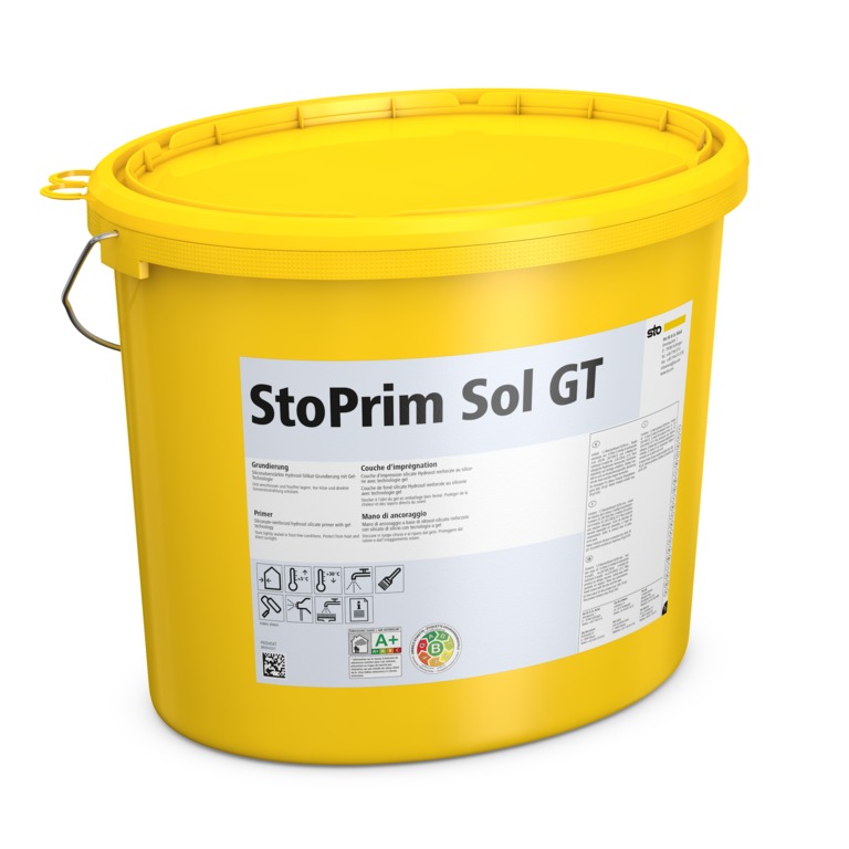 Гидрозоль-силикатная грунтовка с гелевой консистенцией StoPrim Sol GT